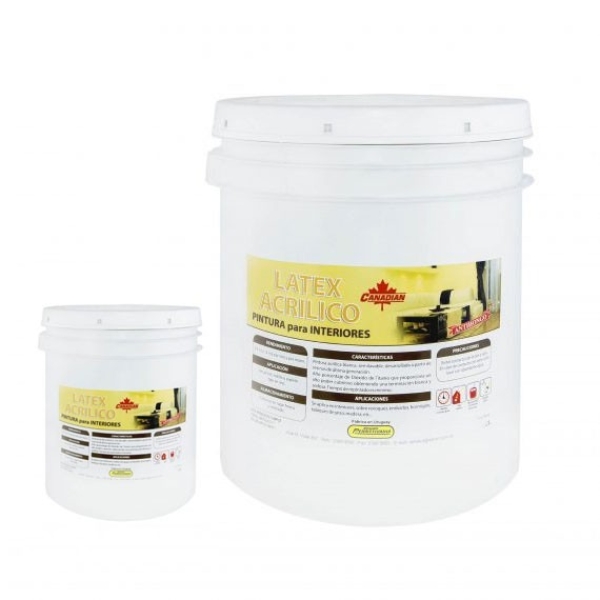 18l + 3.6l Pintura Latex Int Antihongos Semilavable Canadian