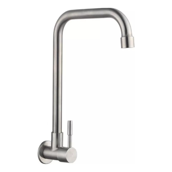Grifo Unitario Ac. Inoxidable Pared Palito Rimontti 51912