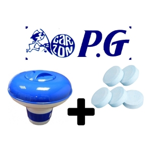 Boya De Plástico Grande Goldex + Tarro X 5 Pastillas Cloro