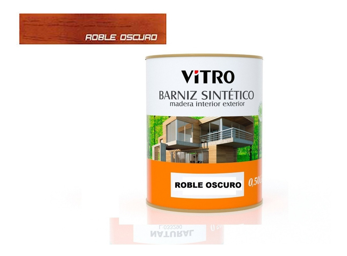 4lt Barniz Sintetico Con Color Interior Exterior Vitro - Imagen 2