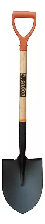 Pala Corazon Para Pozo Equus Cabo De Madera Mango D Plastico