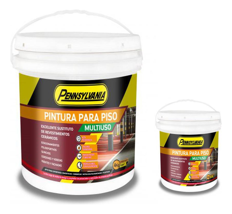 20l + 4l Pintura Pisos Fachadas Pennsylvania 11 Colores ! - Imagen 6