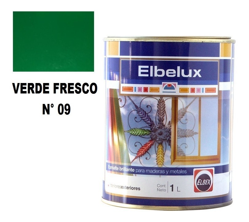 4lt Esmalte Sintetico Brillante Elbelux Elbex 32 Colores - Imagen 7