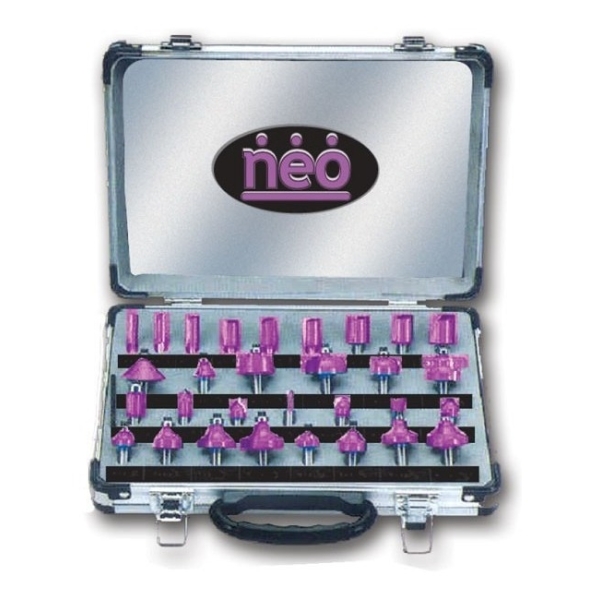Kit De Fresas Neo 30pz Af730k1/4 P/ Router Trompo 1/4puLG