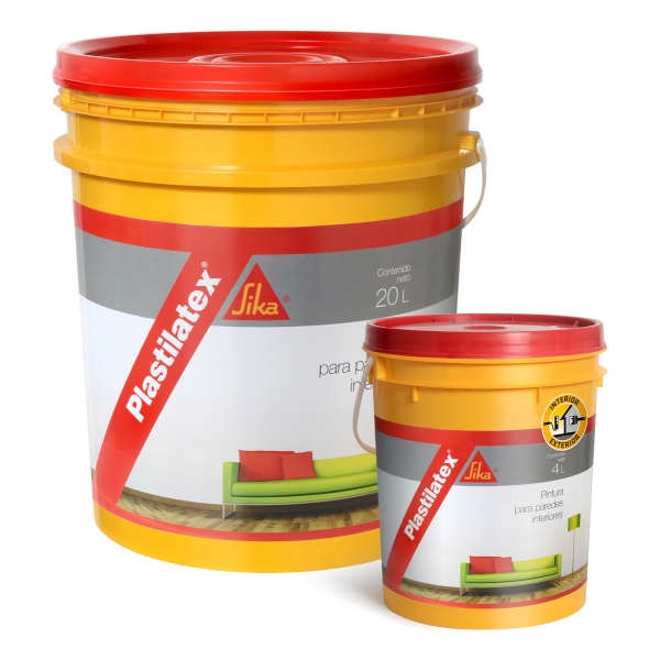 20l + 4l Pintura Sika Plastilatex Interior Antihongos !