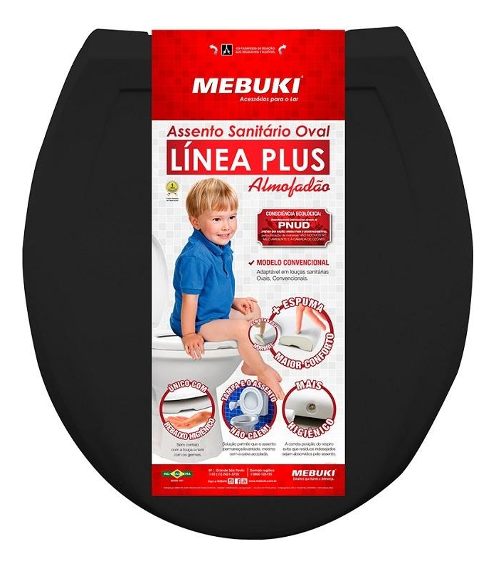 Asiento Inodoro Tapa Plus Acolchada Arena Mebuki P G - Imagen 5