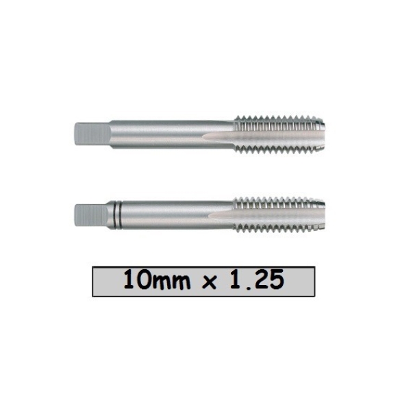 Juego De 2 Piezas De Macho 10mm X 1.25 Codigo M10m125