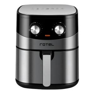 Freidora Sin Aceite 6l Eco Rotel 1500w Color Negro 72800
