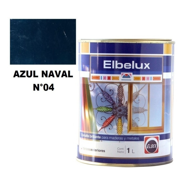 1lt Esmalte Sintetico Brillante Elbelux Elbex 32 Colores - Imagen 19