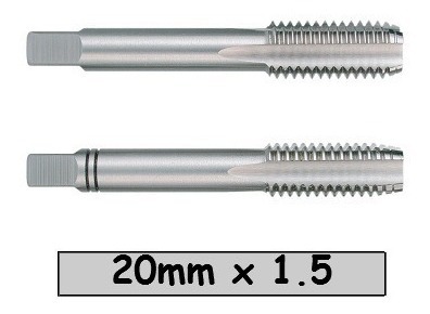 Juego De 2 Piezas De Macho 20mm X 1.5 Codigo M20m15