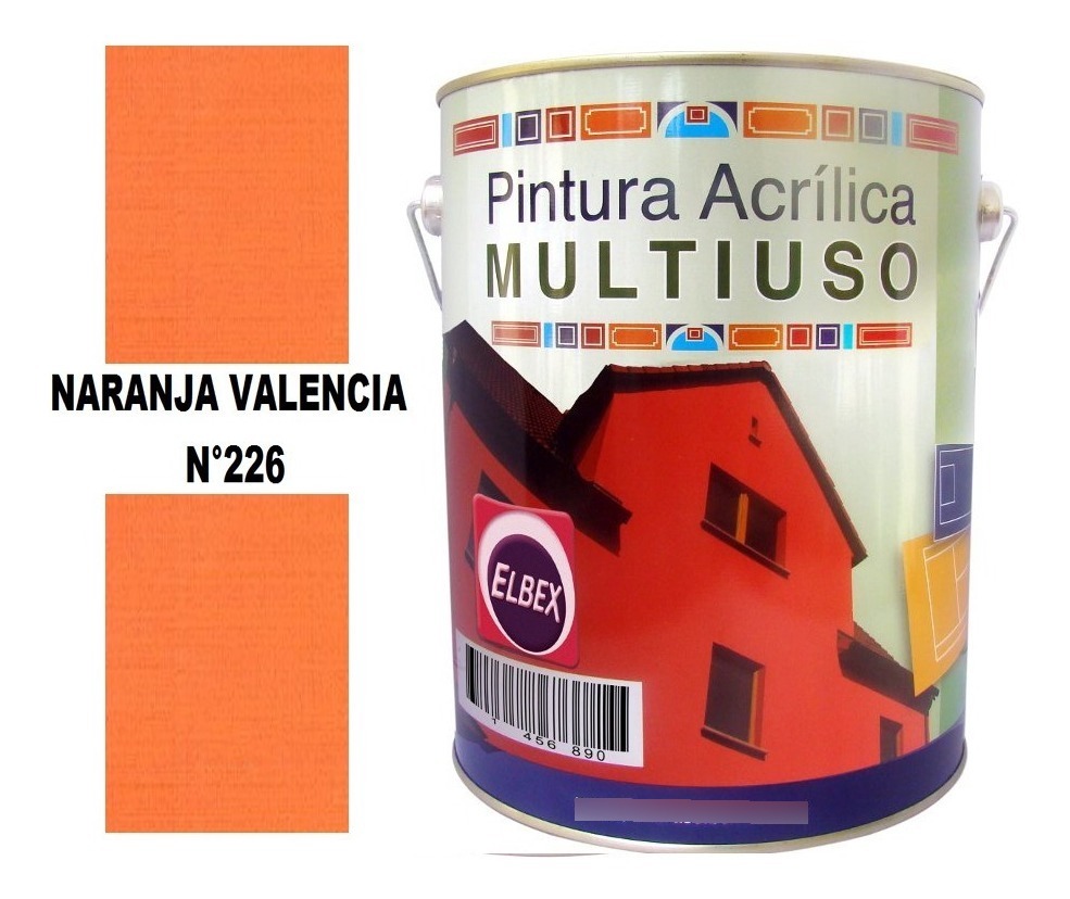 4lt Pintura Color Multiuso Elbex Pam 33 Colores A Eleccion - Imagen 27