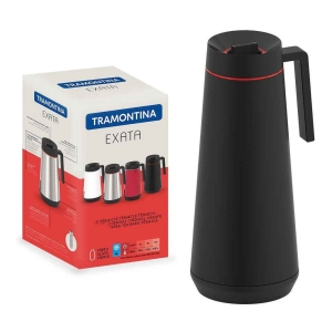 Jarra Térmica Termo Acero Inox 1l Exata Negra Tramontina Pg