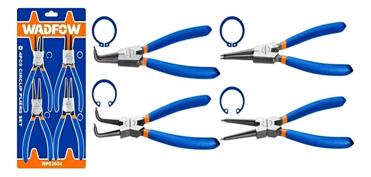 Set 4 Pinzas Saca Seguros Wadfow Wps2604