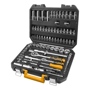 Juego Dados Tubo Llave 94 Pcs 1/2 Y 1/4 Crique Ingco - Pg