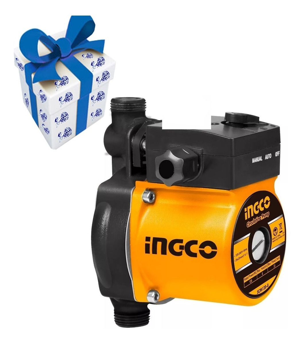 Bomba Para Agua Elevador De Presion 120w Ingco + Regalo !