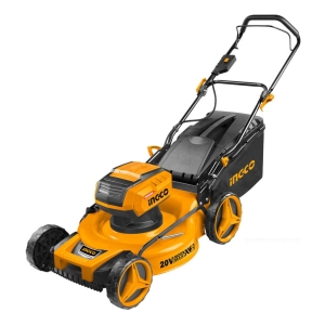 Corta Césped Con 2 Bat 20v 5ah Y Cargador Ingco Lmli20202