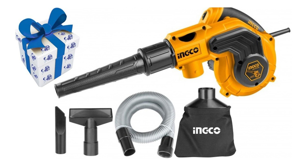 Sopladora Aspiradora Ingco Electrica 800w 15000rpm + Regalo!