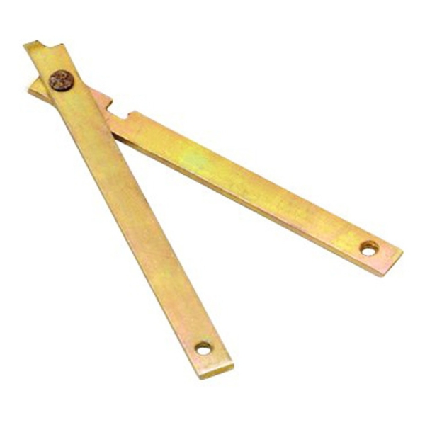 Par De Bisagra Guia Para Escalera Bicromatizada 25cm