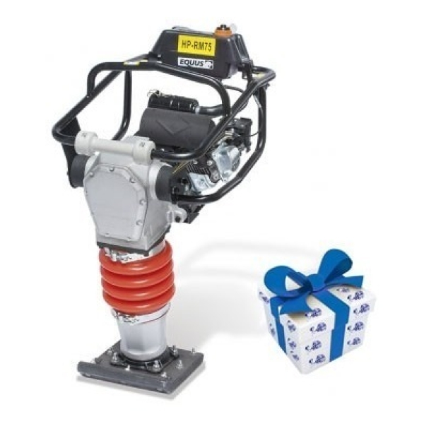 Pison Compactador Pata Pata Equus Rm75 Con Ruedas + Regalo !