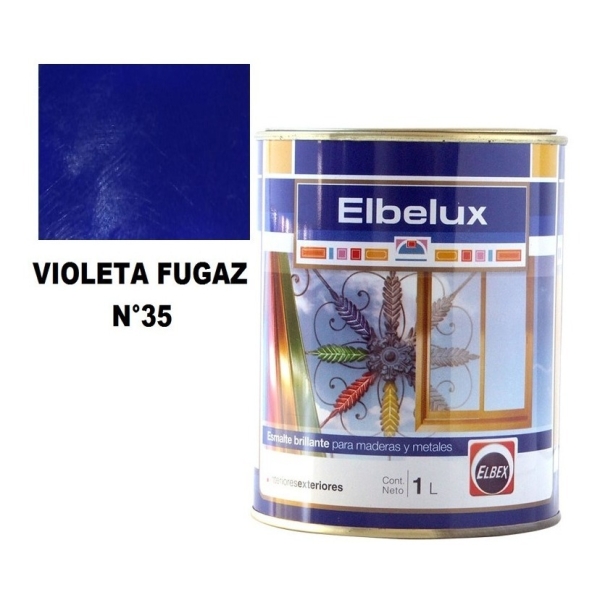 1lt Esmalte Sintetico Brillante Elbelux Elbex 32 Colores - Imagen 26