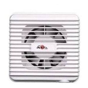 Extractor De Aire Para Vidrio O Pared De Baño 10cm Akita