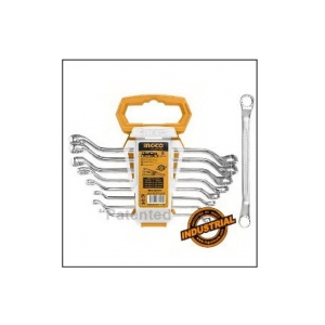 Set De 8 Llaves Combinadas Doble Ojo 6-22mm Ingco Hkspa3088
