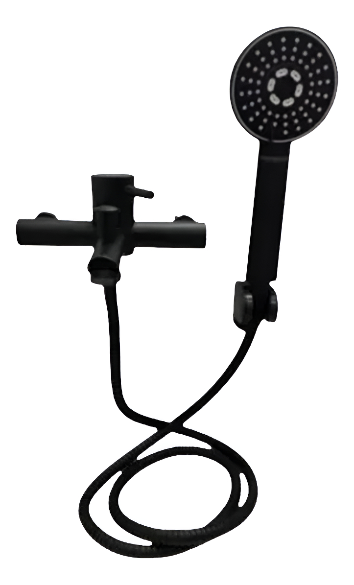 Monocomando Ducha Bañera Negro Rimontti Palito 50982 P G