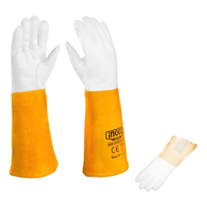 Guantes De Teabajo De Cuero Hgvg01 Ingco - Pg