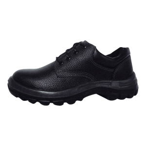 Zapato De Cuero Negro Punta Plastica Talle:47 Worksafe