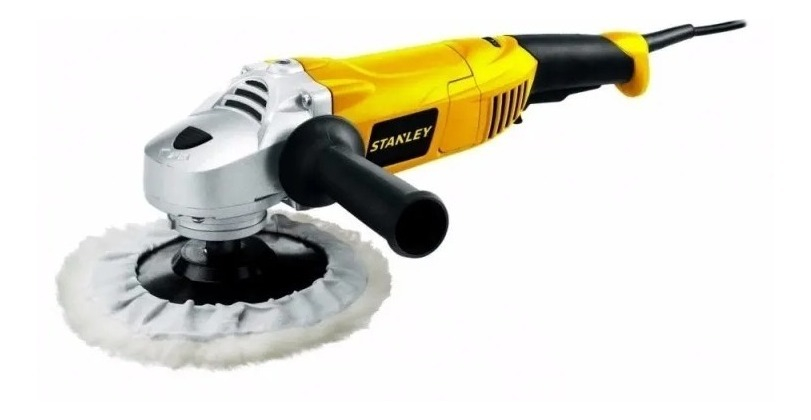 Lustra Lijadora Pulidora 1300w + Maletín Stanley Stgp1318k Color Amarillo Frecuencia 50