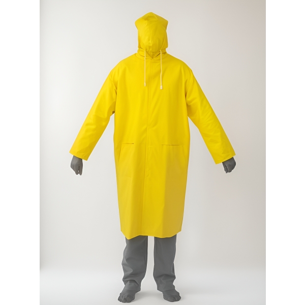 Pilot Para Lluvia Con Capucha 100% En Pvc Truper Talle S