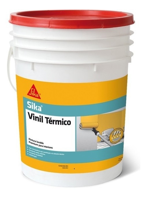 4l Pintura Sika Sikavinil Termico Interior Lavable