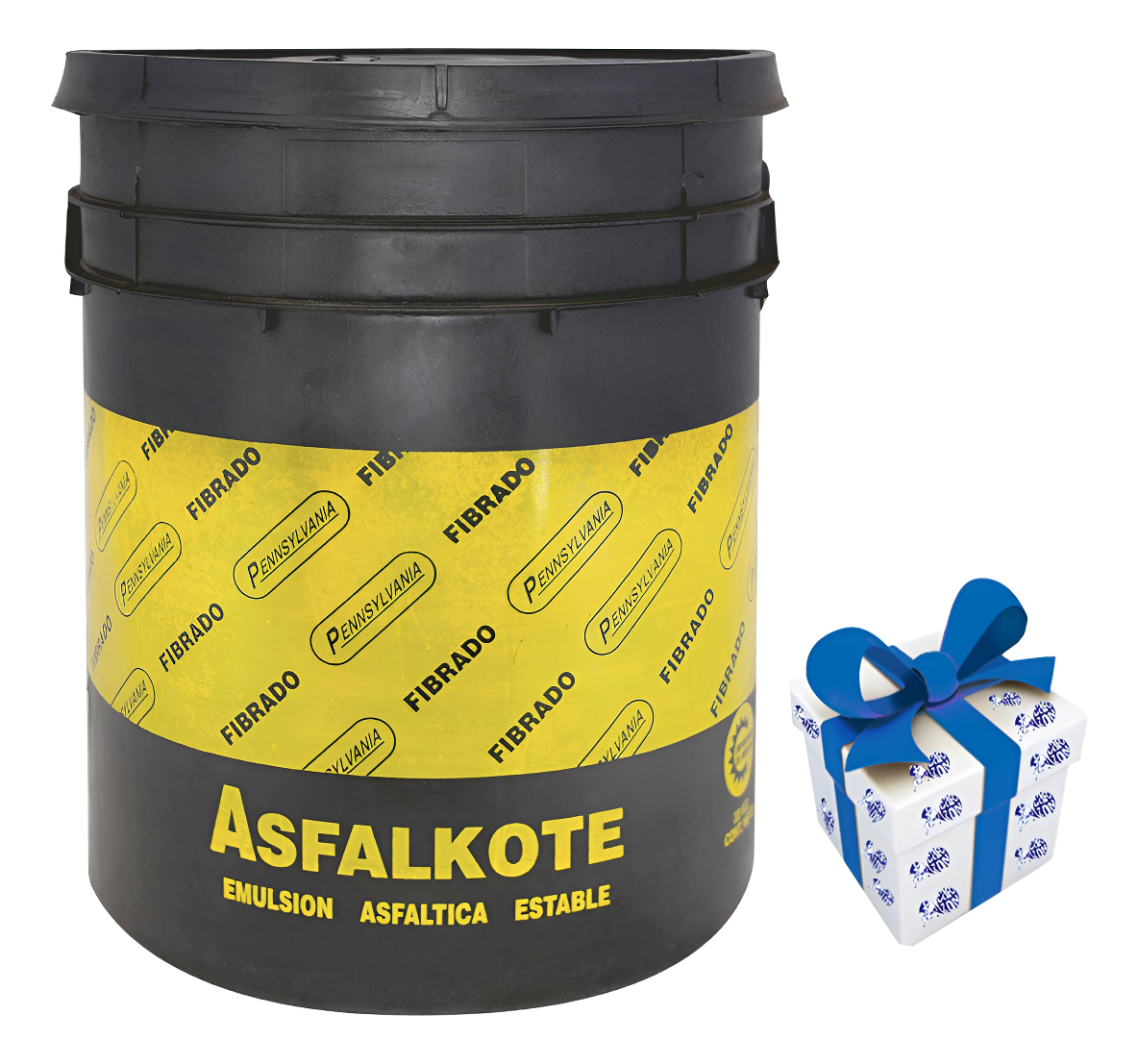 Asf Fibrado Asfalkote 18 Kg Impermeabilizante Techos