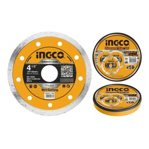 10 Disco De Corte Continuo Widia Ingco 115mm + Tarro