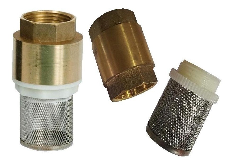 Válvula Retención De Fondo 1 Pulgada Bronce Código 2732