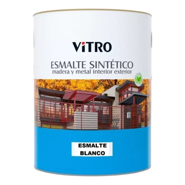 1/2lt Pintura Esmalte Sintético Brillante Vitro 26 Colores
