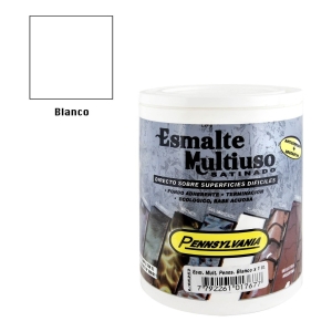 1lt Esmalte Al Agua Satinado Multiuso Multimetales 6 Colores