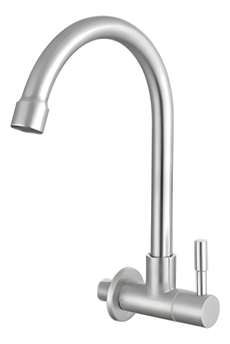 Grifo Unitario Ac Inox Pared Pico Alto Palito Rimontti 51913