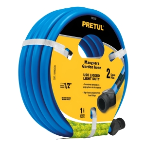 Manguera Jardin Riego 10mt 1/2 Pretul 2 Capas Con Acoples