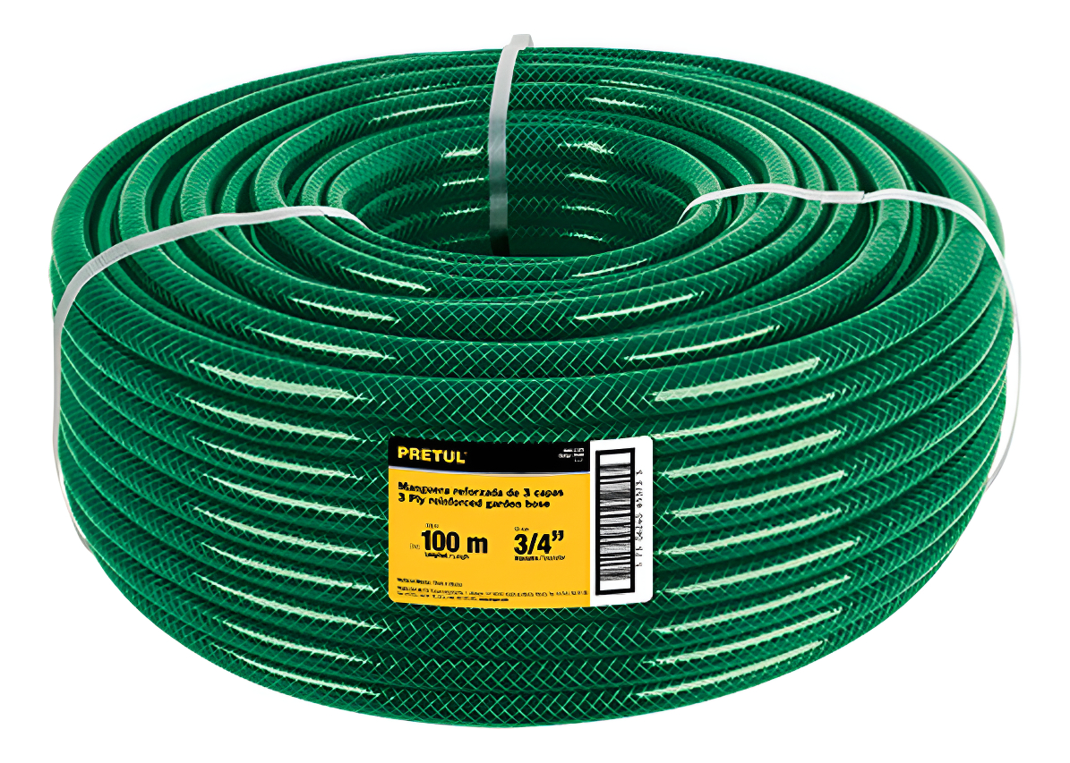 Manguera Riego 3 Capas 3/4 Pretul Man-3/4pr Rollo X 100mt