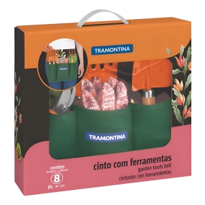 Juego Set Cinturón Con Herramientas De Jardinería Tramontina