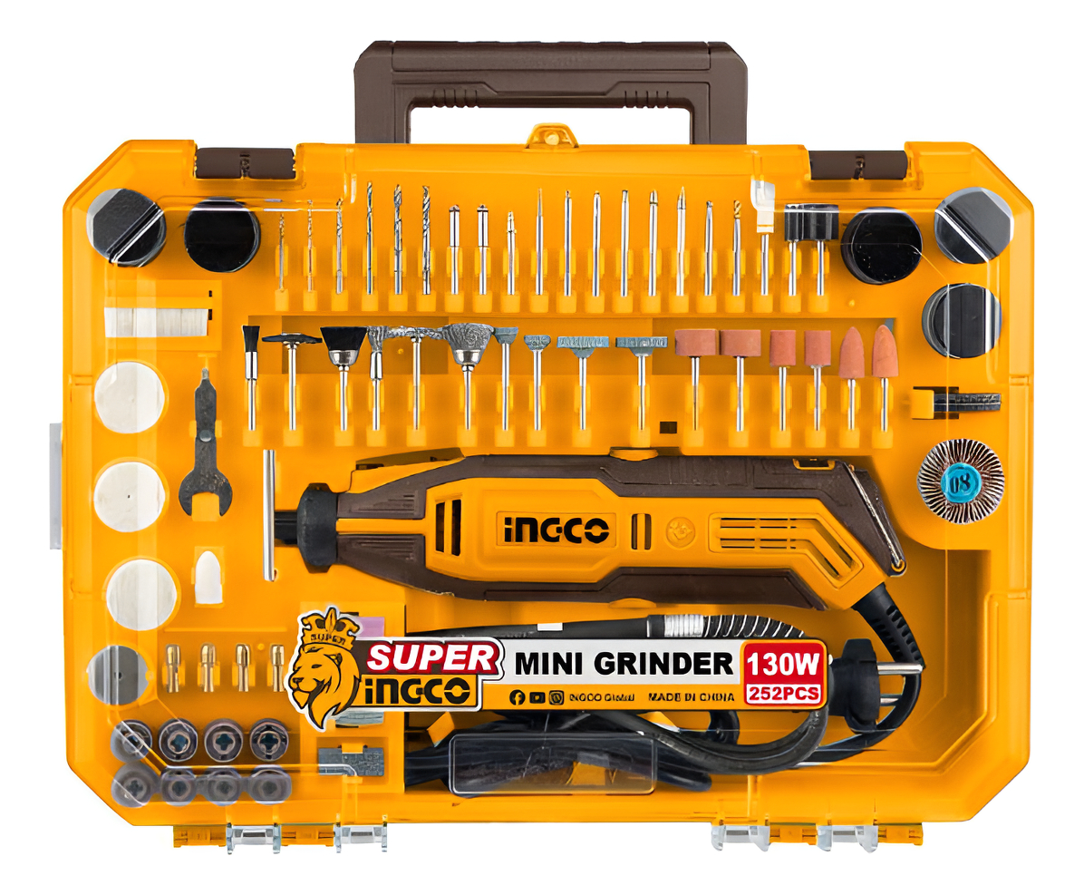 Mini Torno 130w En Valija C 252 Accesorios Ingco Mg133281