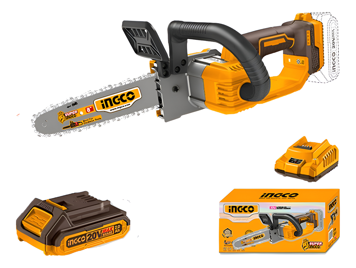 Motosierra 20v Con 1 Bat Y 1 Cargador Ingco Cgsli20851