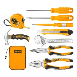 Set 9 Herramientas De Mano C Estuche Ingco Hkth10809 Pg