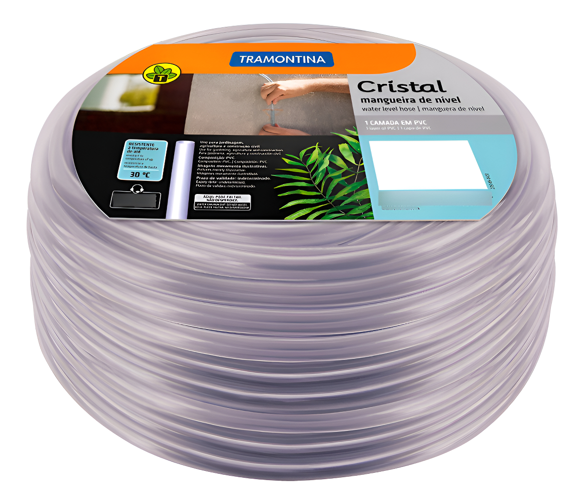 Manguera De Nivel 50mt 5/16'' Transparente Tramontina 79115