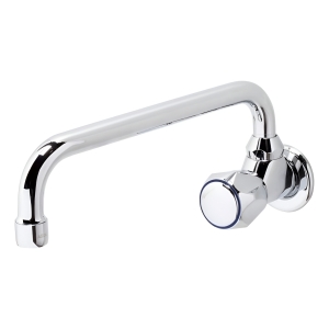 Canilla O Grifo Para Pared Pico Bajo Volante Redondo