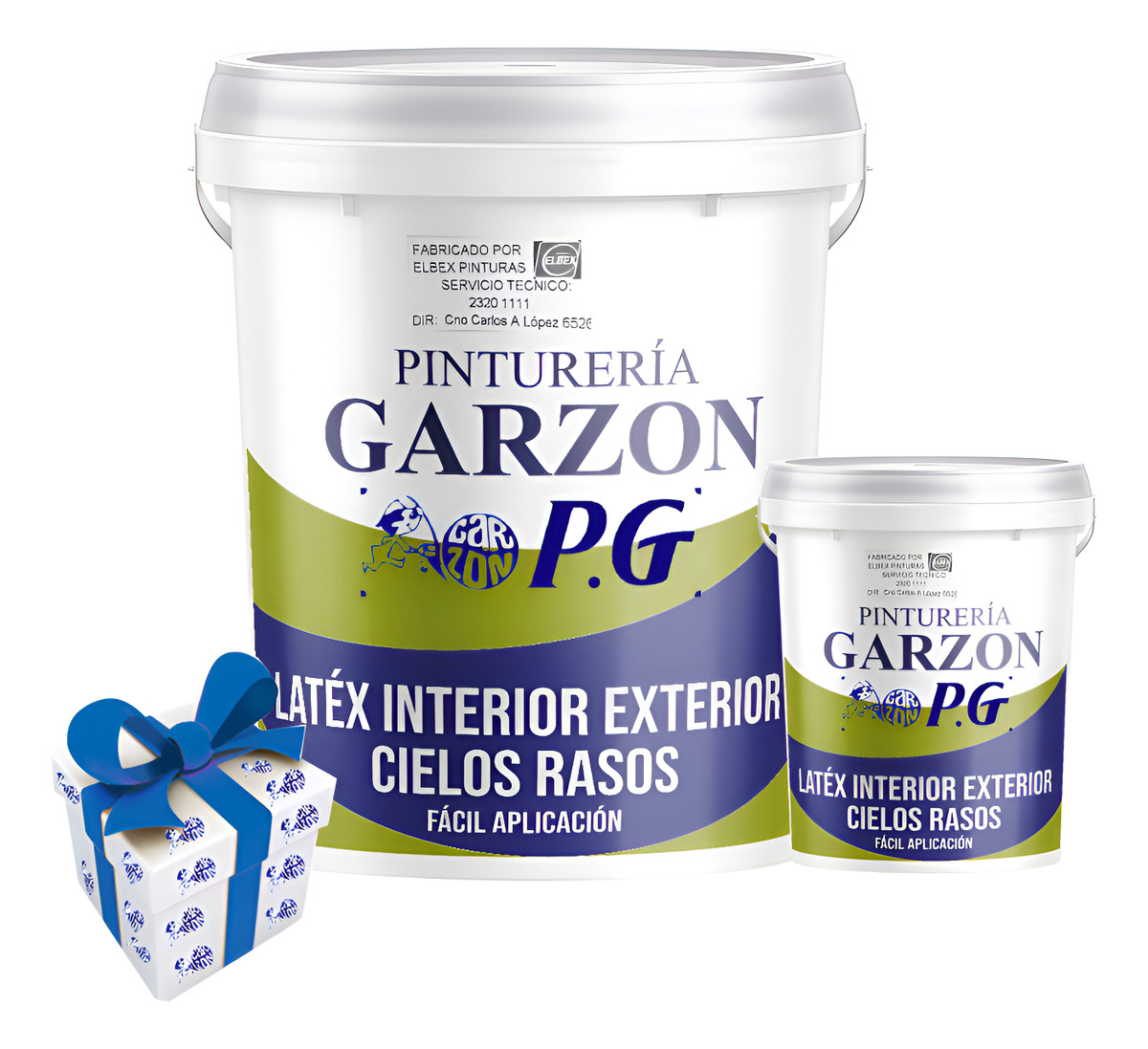 18l + 3,6l Pintura Elbl Latex Cielos Rasos Antihongos