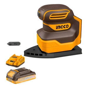 Lijadora Orbital Delta A Batería P20s 20v C/bat Y Cargador