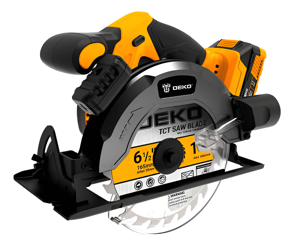 Sierra Circular A Batería Deko Dkcs20q1y-s1 Hoja 165x16mm