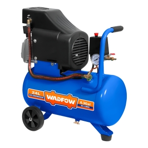 Compresor 24 Lt 2hp Wadfow Color Azul Fase Eléctrica Trifási